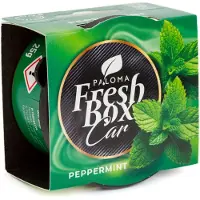 Paloma Auto Luchtverfrisser voor Bekerhouder - Fresh box - Pepermunt - 25 g 1 Stuks [P20255]