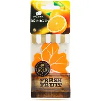 Paloma Gold Fresh Fruit Orange Luchtverfrisser Auto – Hangend – Langdurige Geur Min. 2 Weken – Auto & Interieur – 1 Stuk [P11062]