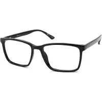 Vista Bonita COMO – Blauwlichtfilter LEESBRIL - Sterkte +1.00 - Kleur Black Vibe – Comfortabel en solide montuur – Grote pasvorm – Premium kwaliteit – Unisex model – Incl. doekje en etui