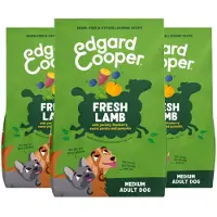 Edgard & Cooper 3x Hondenvoer Droog Lam Medium 1 Kg