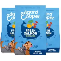 Edgard & Cooper 3x Hondenvoer Droog Zalm Medium 1 Kg