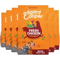 Edgard & Cooper 6x Hondenvoer Droog Kip Medium 1 Kg