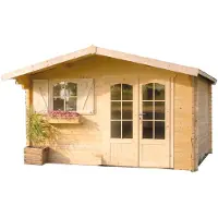 Solid Superia Morzine Tuinhuis - Vurenhout - Geïmpregneerd - 388x328x241,6cm