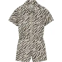 We fashion Overall sand / chocoladebruin