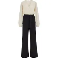 We fashion Jumpsuit beige / zwart