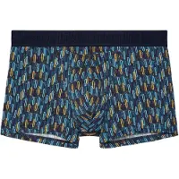 Hom Boxershorts ' HO1 Westgate ' blauw / turquoise / geel