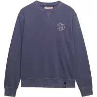 Superdry Sweatshirt 'The Merchant Store' beige / marine