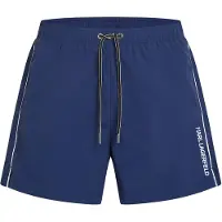 Karl Lagerfeld Zwemshorts donkerblauw / wit