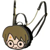 KARACTERMANIA Warner Bros. Rugzak 'Harry Potter Chibi-Face' beige / bruin / zwart