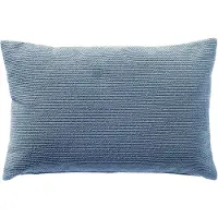 Dutch decor - JULIO - buitenkussen 40x60 cm - waterafstotend en uv-bestendig - Quiet Harbor - blauw