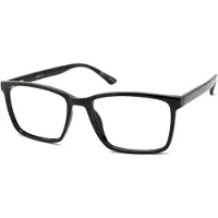 Vista Bonita Leesbril COMO – Sterkte +4.50 - Kleur Black Vibe – Flexibele veren – Unisex leesbril – Groot en stevig montuur – Comfortabele pasvorm - Premium kwaliteit - Incl. doekje en etui