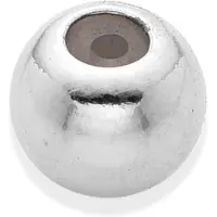 Cavill - Zilveren Hanger - 925 Sterling Zilver - MONOSONO - Gepolijste Ronde Kogel 6x6 mm - Elegant Design - 1,6 g