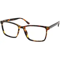 Vista Bonita Leesbril COMO – Sterkte +5.00 - Kleur Hub Havanna – Flexibele veren – Unisex leesbril – Groot en stevig montuur – Comfortabele pasvorm - Premium kwaliteit - Incl. doekje en etui