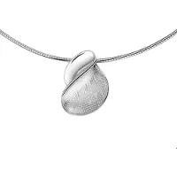 Trendjuwelier huiscollectie 1321493 Zilveren Ketting Gescratcht Poli/mat 1,5 mm 42+3 cm