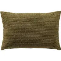 Dutch decor JULIO - kussenhoes outdoor 40x60 cm - waterafstotend en uv-bestendig - Mayfly - groen