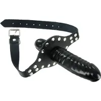 Strict Leather Dildo mondstuk met riem