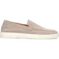 Manfield Beige suède loafers | Maat 43