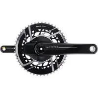 Sram Powermeter Red E1 DUB 48-35 Tanden 2x12V Crankset (zonder doos) Zwart