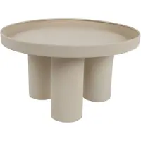 Countryfield Decoratiebord Op Voet Cullen Crème D 40 H 23 Cm