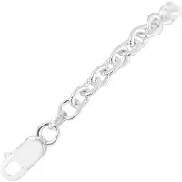 Cavill - 925 Sterling Zilveren Ketting Dames - 45 cm - Lichtgewicht Klassiek Design - Comfortabele Zilveren Halsketting - Tijdloze Elegantie