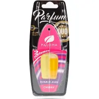 Paloma Auto Luchtverfrisser Duo – Cherry & Bubble Gum Geur – 2 x 2,5 ml Parfum – Werkt tot 6 Weken – Langdurige Geurverspreiding voor Auto Interieur [P10166]