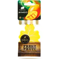 Paloma Gold Fresh Fruit Mango Luchtverfrisser Auto – Hangend – Langdurige Geur Min. 2 Weken – Auto & Interieur – 1 Stuk [P11055]
