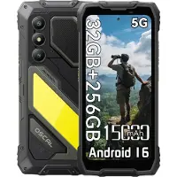 Oscal PILOT 5 - Robuuste Smartphone - 5G - 36GB RAM - 256GB ROM - 6.67 inch 120Hz - 15000mAh Robuuste Telefoon - Android 16 - NFC - GPS - Zwart