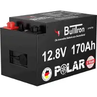 BullTron Polar – Lithium Camper accu – 12,8V 170Ah LiFePO4 – Bluetooth BMS – AGM vervanger