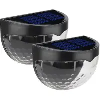 Lifestyle Solar Wandlamp schuttinglamp Buiten – LED Tuinverlichting op Zonne-energie – Warm Licht – Waterdicht IP55 – Automatisch Aan/Uit – 2 Stuks