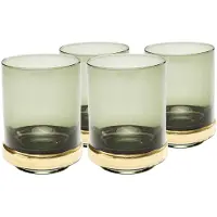 Kare design Waterglazen Innocent Smoke (4/Set)