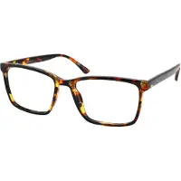 Vista Bonita COMO – Blauwlichtfilter LEESBRIL - Sterkte +3.50 - Kleur Hub Havanna – Comfortabel en solide montuur – Grote pasvorm – Premium kwaliteit – Unisex model – Incl. doekje en etui