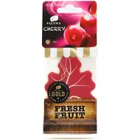 Paloma Auto Luchtverfrisser Gold Fresh Fruit Cherry – Geurhanger – Werkt tot 2 Weken – Frisse Kersengeur voor Auto Interieur 1 Stuks [P10159]