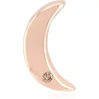 Cavill - Zilveren Hanger - 925 Sterling Zilver Rosé Verguld - I1 Argyle-Rose de France Diamant 0,027 ct - Halve Maan Luxe Dameshanger 15x8 mm