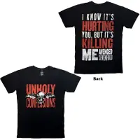 Rock Off Avenged Sevenfold - Unholy Confessions Heren Tshirt - M - Zwart