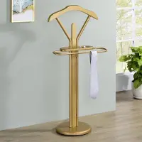 Idimex Kapstok FABIO Metaal MDF in goud gelakt incl. broekenhanger