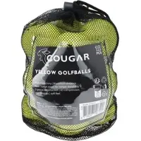 Cougar - Gele golfballen - 12 stuks in net