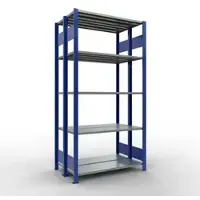 Schulte Lagertechnik - Boutloze dubbele bodemplank type 150 - 2000x1000x2x300 mm 2x5 legborden