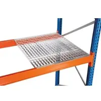 Schulte Lagertechnik Verzonken rooster voor palletstellingen, B 950 x D 1100 mm, voor balkdiepte 50 mm, verzinkt, 1 st.