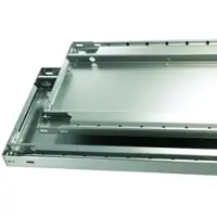 Schulte MULTIplus250 rekken zonder gereedschap, basisrek, 6 legborden, tot 250 kg per legbord, montage zonder gereedschap B 1300 x D 600 x H 2500, zilvergrijs
