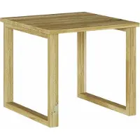 vidaXL Tafel Naturel 40 x 40 x 36 cm Geïmpregneerd grenenhout