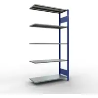 Schulte Lagertechnik - Insteeksysteem aanbouwrekken - 2000x1000x400 mm, type 150 kg
