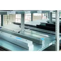 Schulte Lagertechnik Insteeksysteem voor dubbele rekken, MULTIPlus250, 3000x1000x(2x500) mm, 14 legborden, gegalvaniseerd