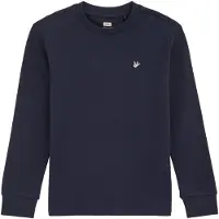 We fashion Sweatshirt navy / wit