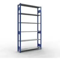 Schulte Lagertechnik - Boutloos basisrek - 2500x1300x300 mm, type 150 kg