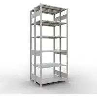 Schulte Lagertechnik - Boutloze dubbele bodemplank type 150 - 2500x1000x2x400 mm 2x6 legborden