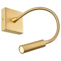 LEDS-C4 LED-wandlamp Tip, messing / goud, Slaapkamer, Aluminium, Modern, LED wandlamp