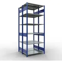 Schulte Lagertechnik - Boutloze dubbele bodemplank type 150 - 2500x1000x500 mm, 2x6 legborden