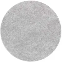 vidaXL Antislip Shaggy Tapijt Grijs 90 x 90 cm PP