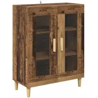 vidaXL Dressoir Oud Hout 69,5 x 34 x 90 cm Bewerkt hout