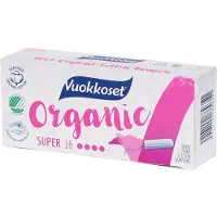 Vuokkoset Tampons Biologisch katoen Super 16 St Tampon